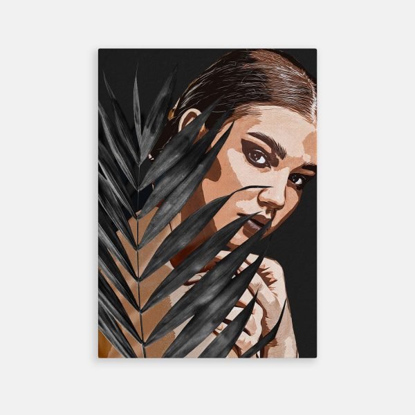 TAB00025-TOILE Portrait Botanique