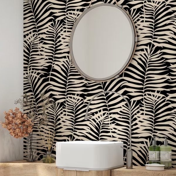 PAPRIKA DECO_PP00014-2 Papier Peint Palm Leaves