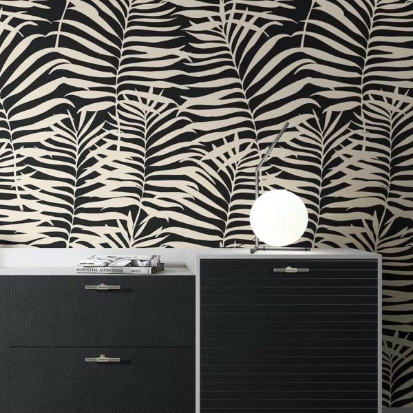 PAPRIKA DECO_PP00014 Papier Peint Palm Leaves