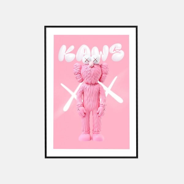 TAB00045-POSTER-2 Pink Kaws