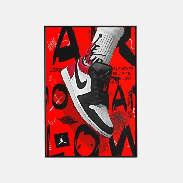 TAB00053-POSTER Red Jordan