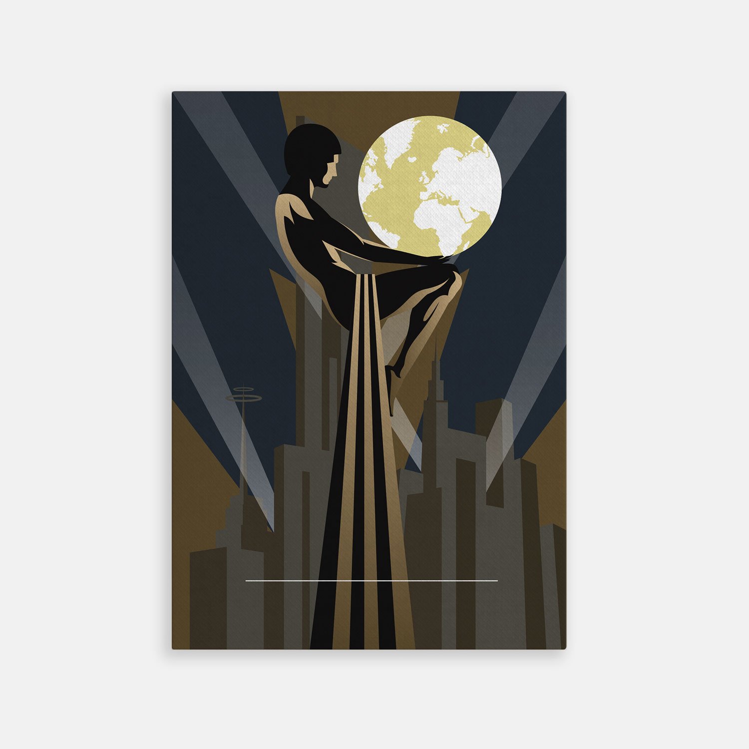 TAB00166-TOILE Over the moon