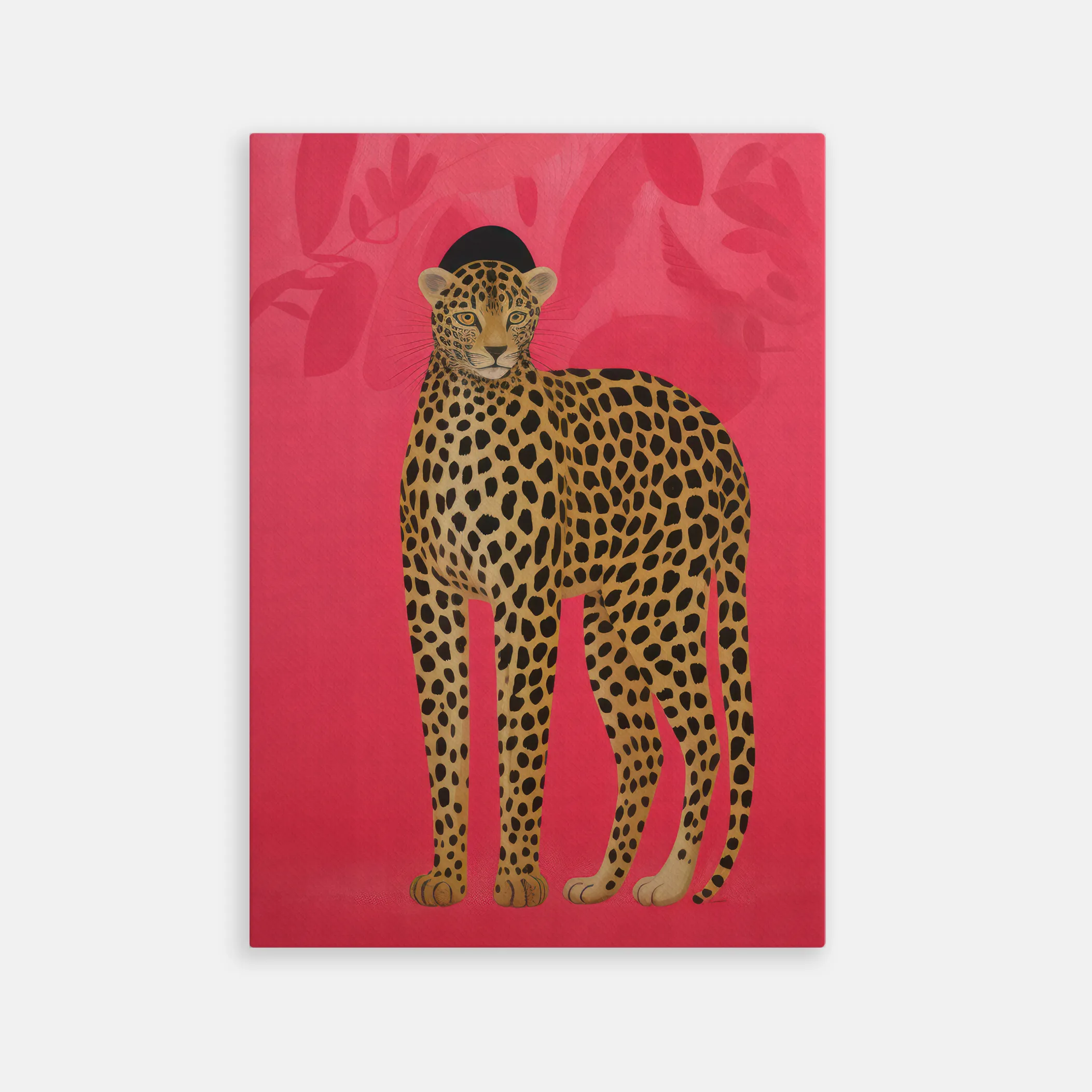 153_T-Mockup Léopard Rouge