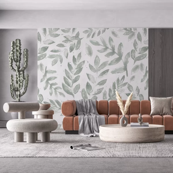 Papier peint Aquarelle Végétale