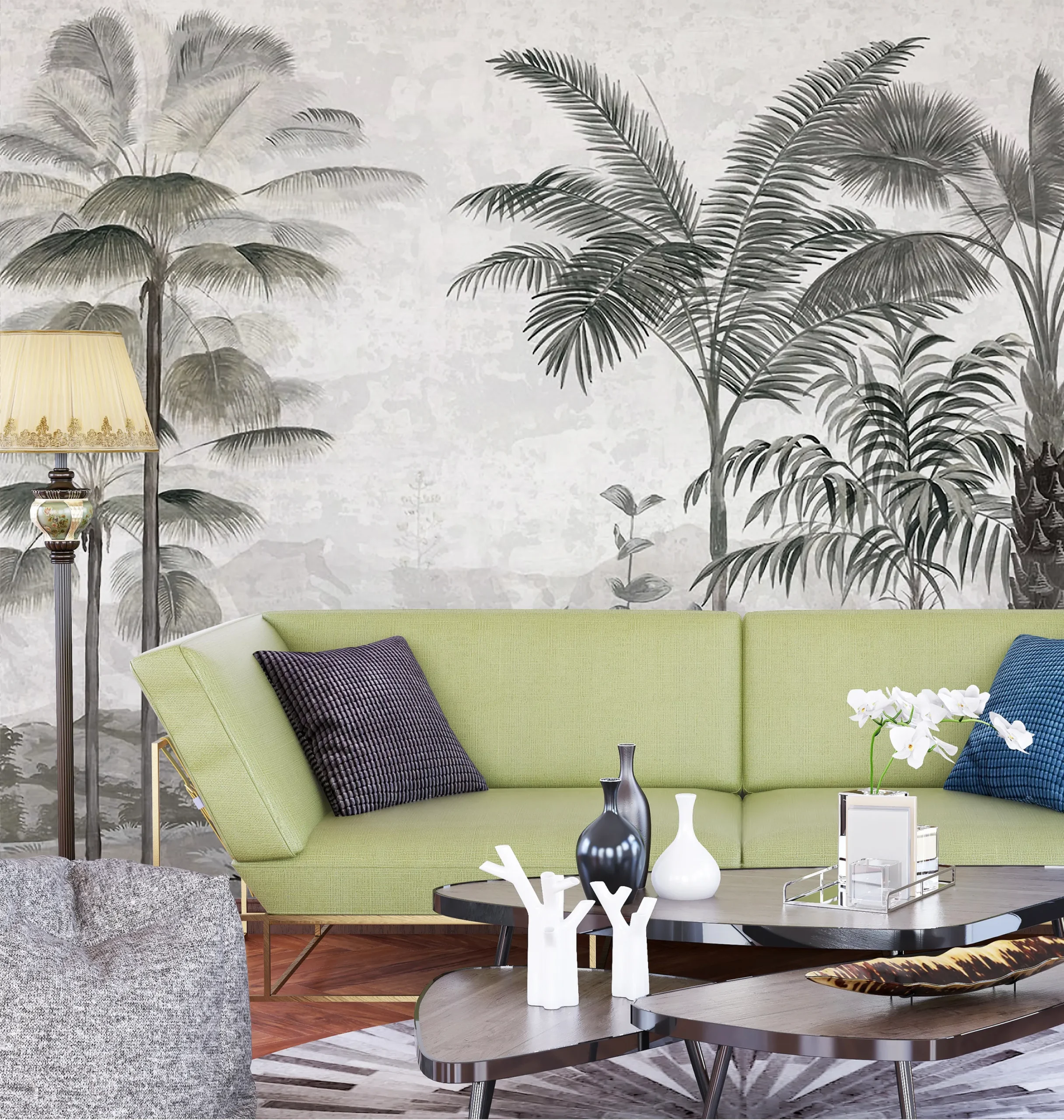 Papier Peint Palmier