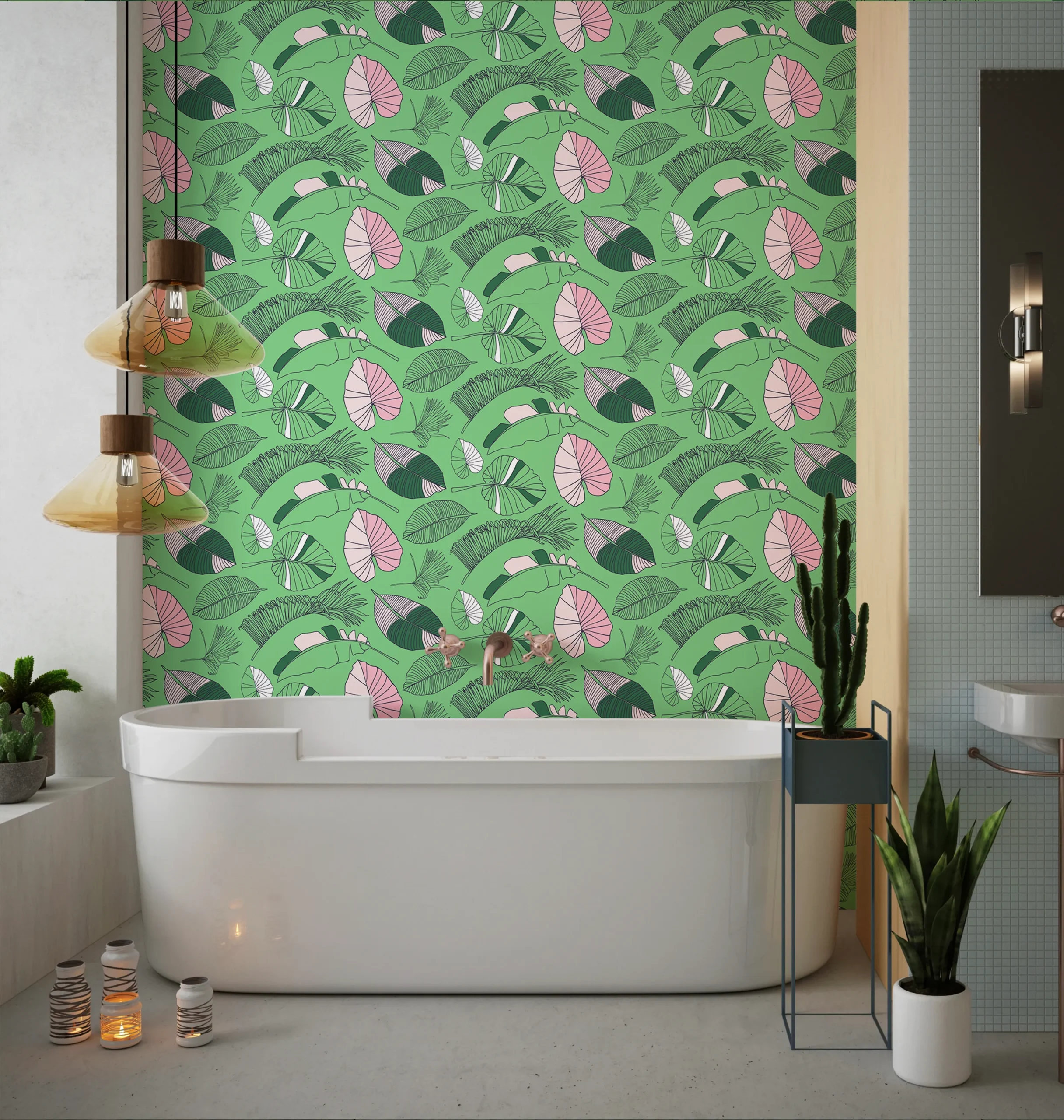 Papier peint Tropical Pop 2