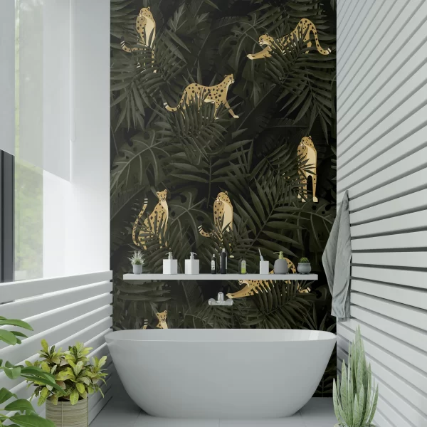 Papier Peint Jungle Tigre