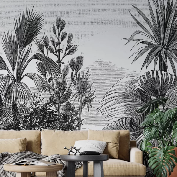 Papier Peint Vintage Jungle