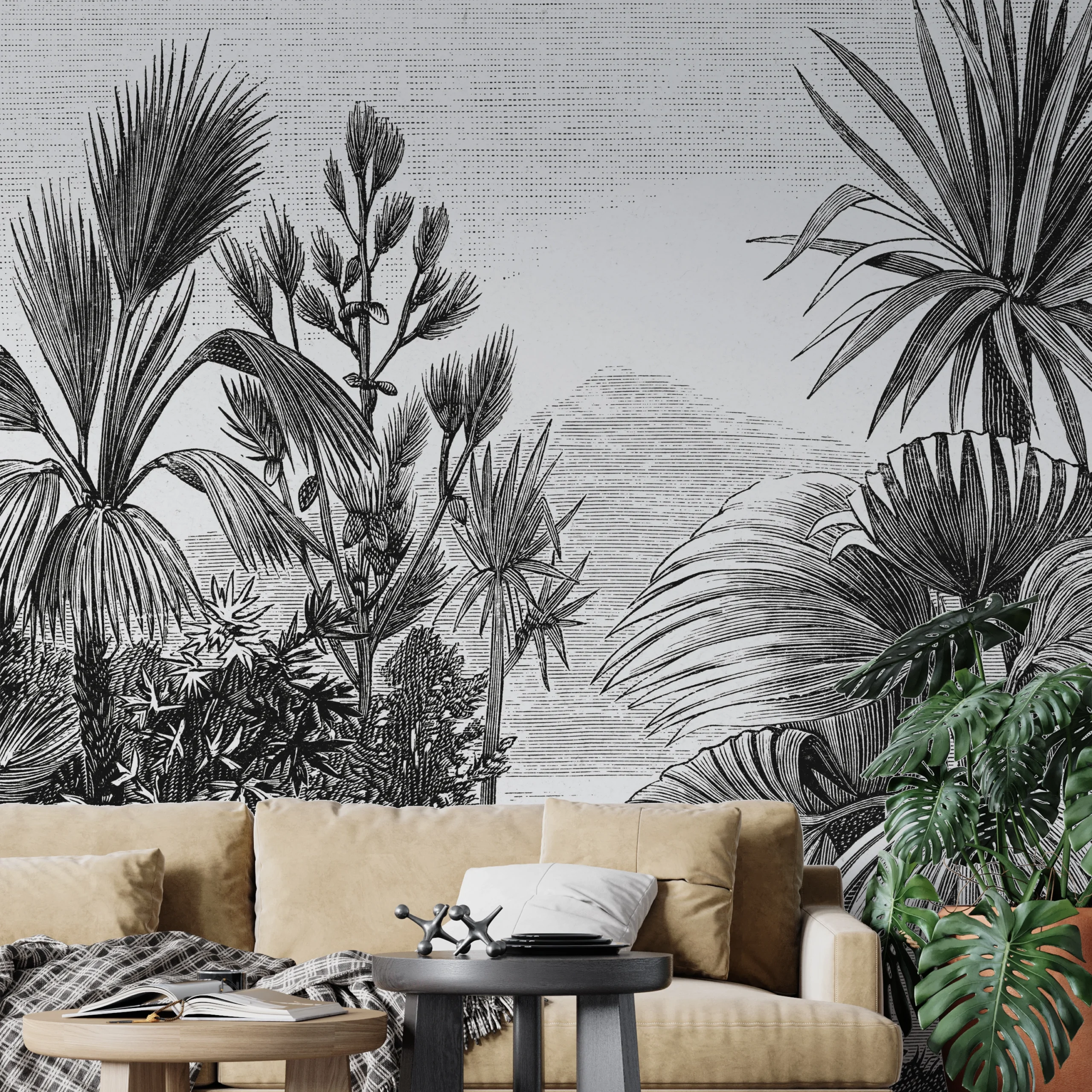 Papier Peint Vintage Jungle