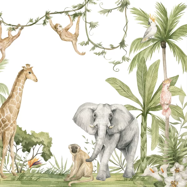 PP00077-WEB2 Papier Peint Jungle Enfants 2