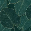 Papier Peint Motif Feuille Tropical