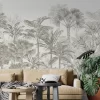 Papier Peint Vintage Palmier