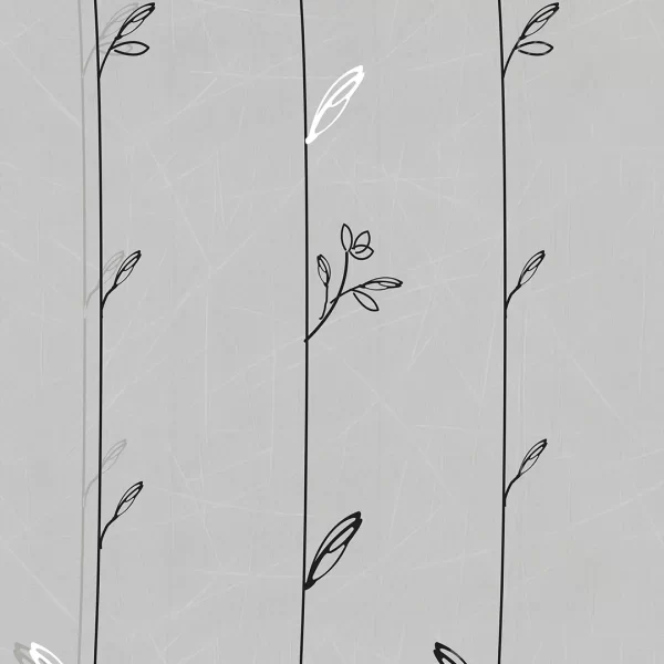 PP00129-WEBS Papier peint Fleurs Filaires