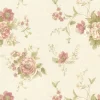 Papier Peint Vintage Floral Beige 2