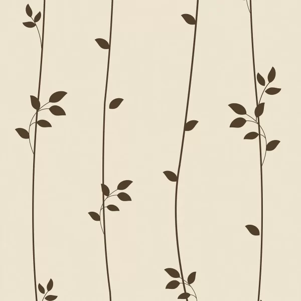 Papier peint Ligne de feuilles