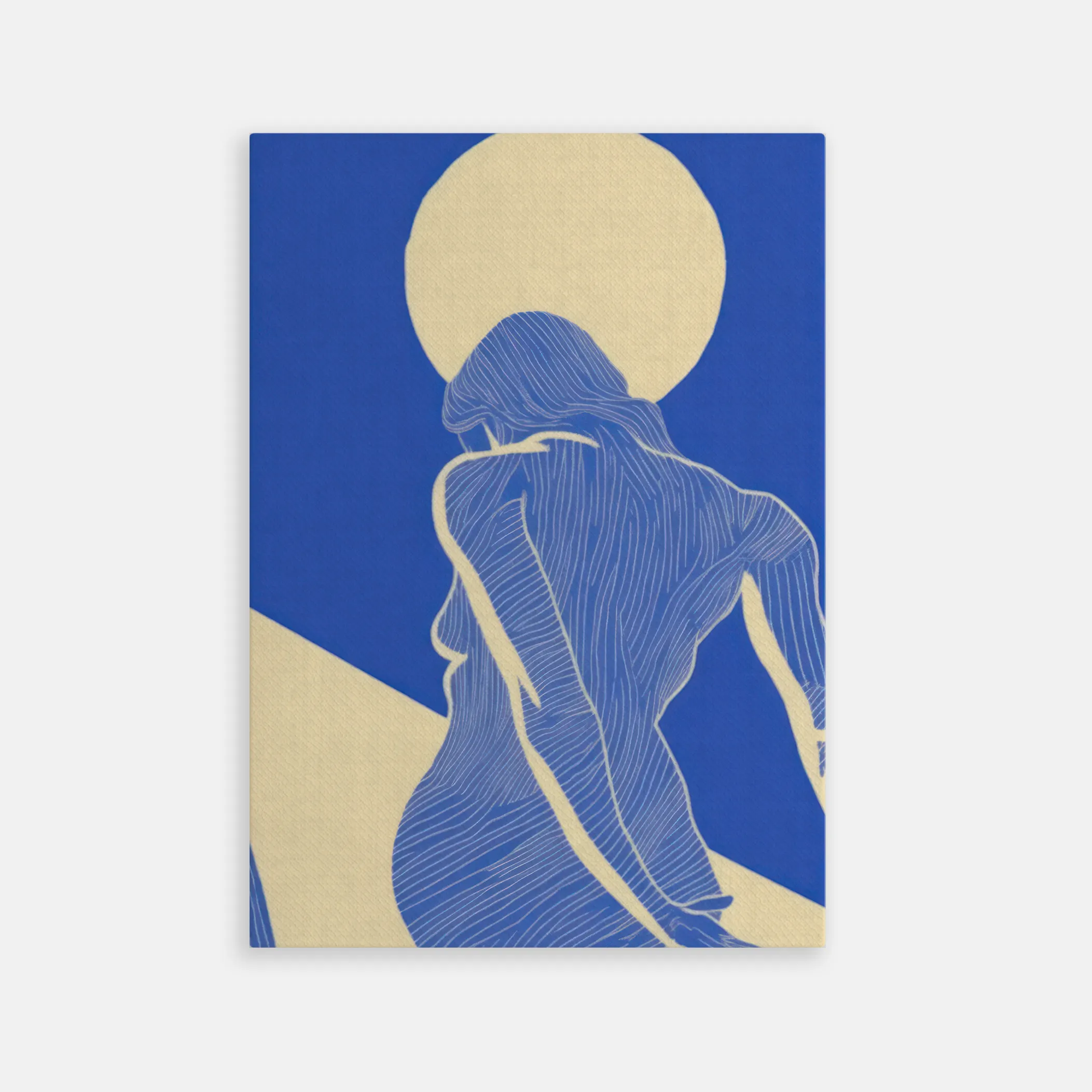 Femme en Bleu