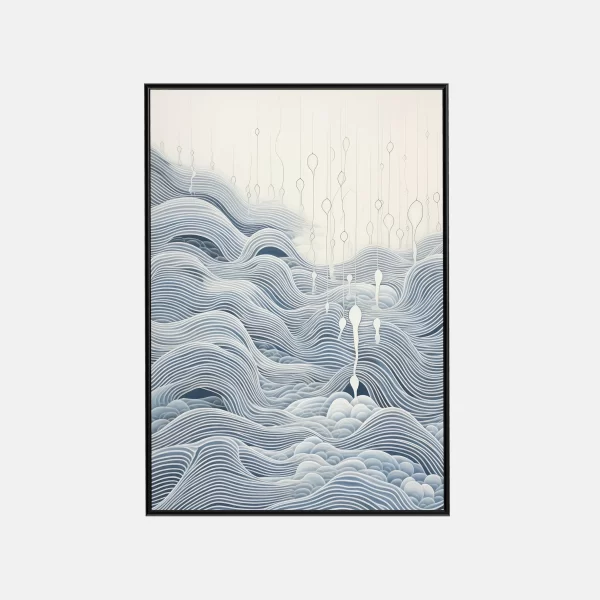 TAB00440-POSTER2 Vagues Bleu Clair