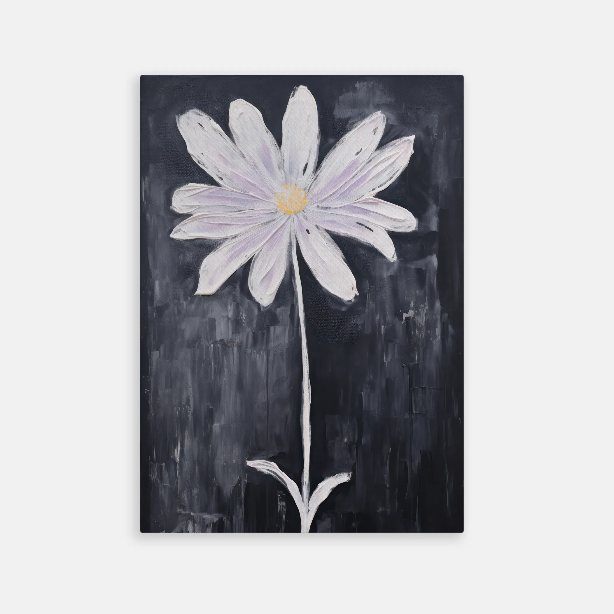 TAB00444-TOILE Juste une Fleur dans la Tempête