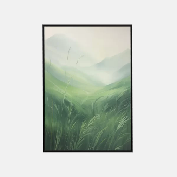 Paysage de Champ d'herbe