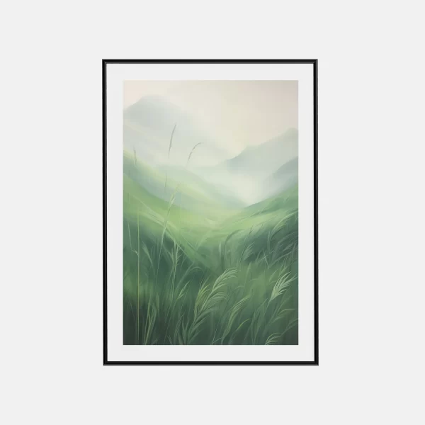 Paysage de Champ d'herbe