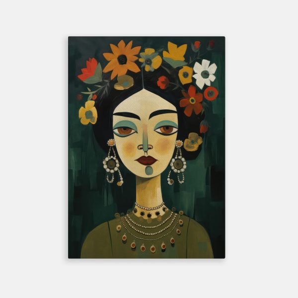 Portrait Floral Abstrait