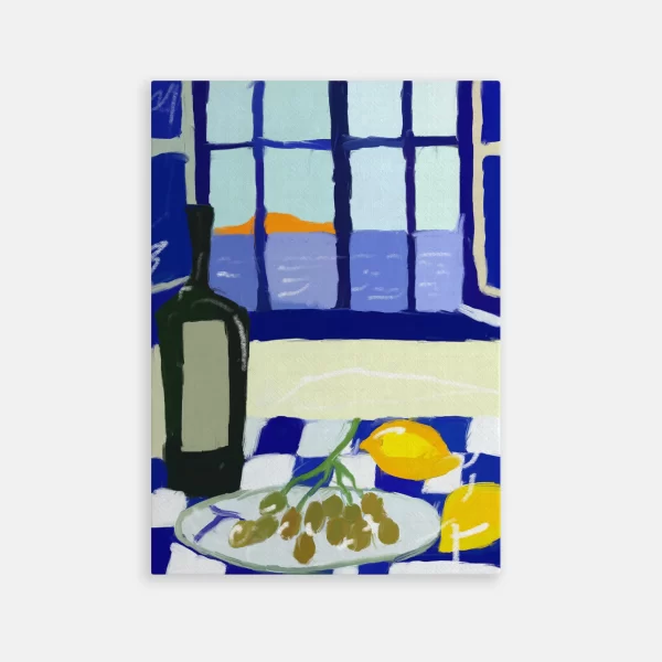 Vue par Fenêtre Bleu