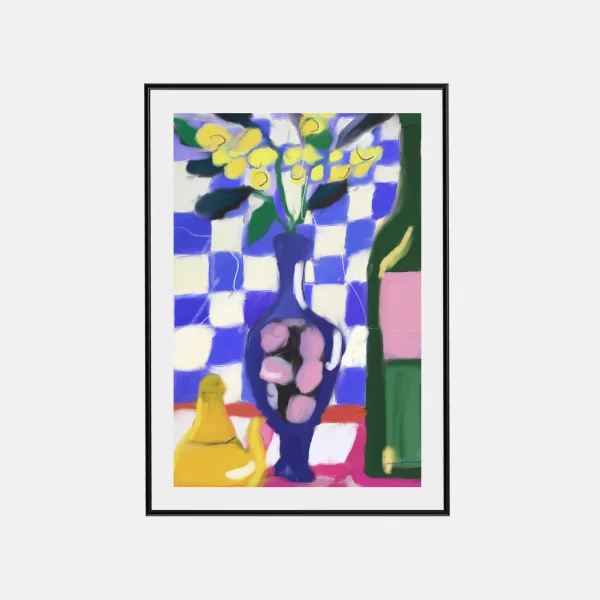 Vase de Fleurs Coloré