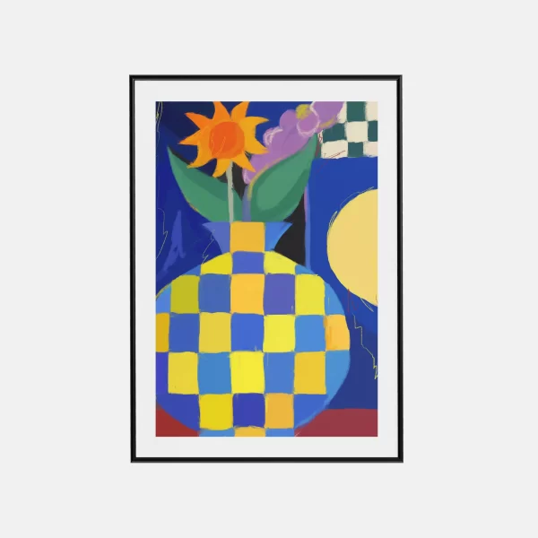 Vase de Fleurs Coloré 2