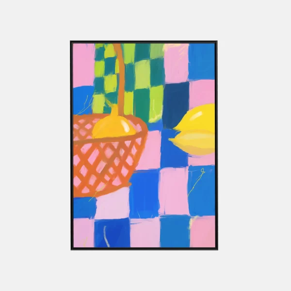 Citron et Panier Coloré