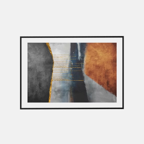 Ligne d'Or Abstraite