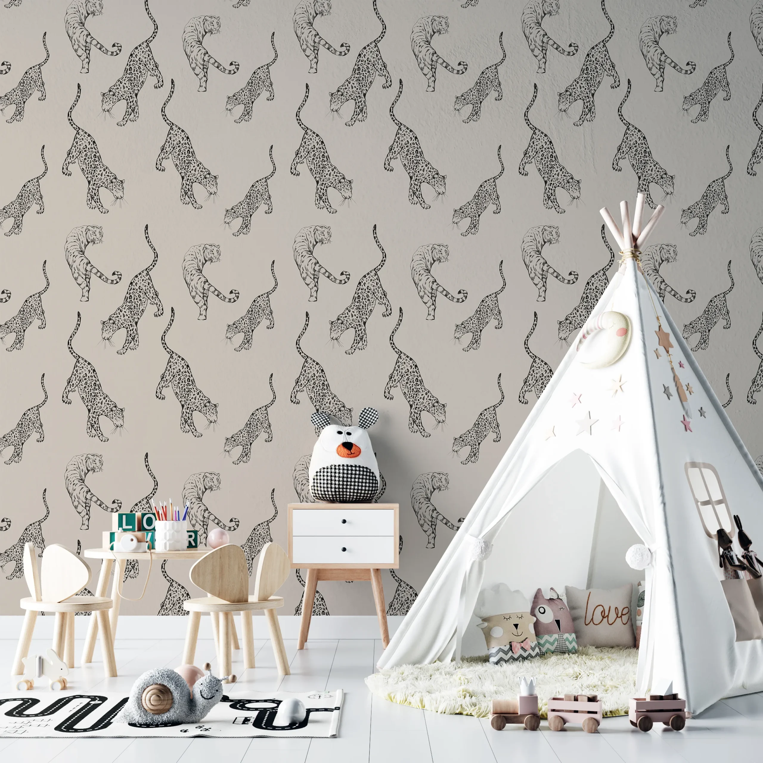 Papier Peint Léopard