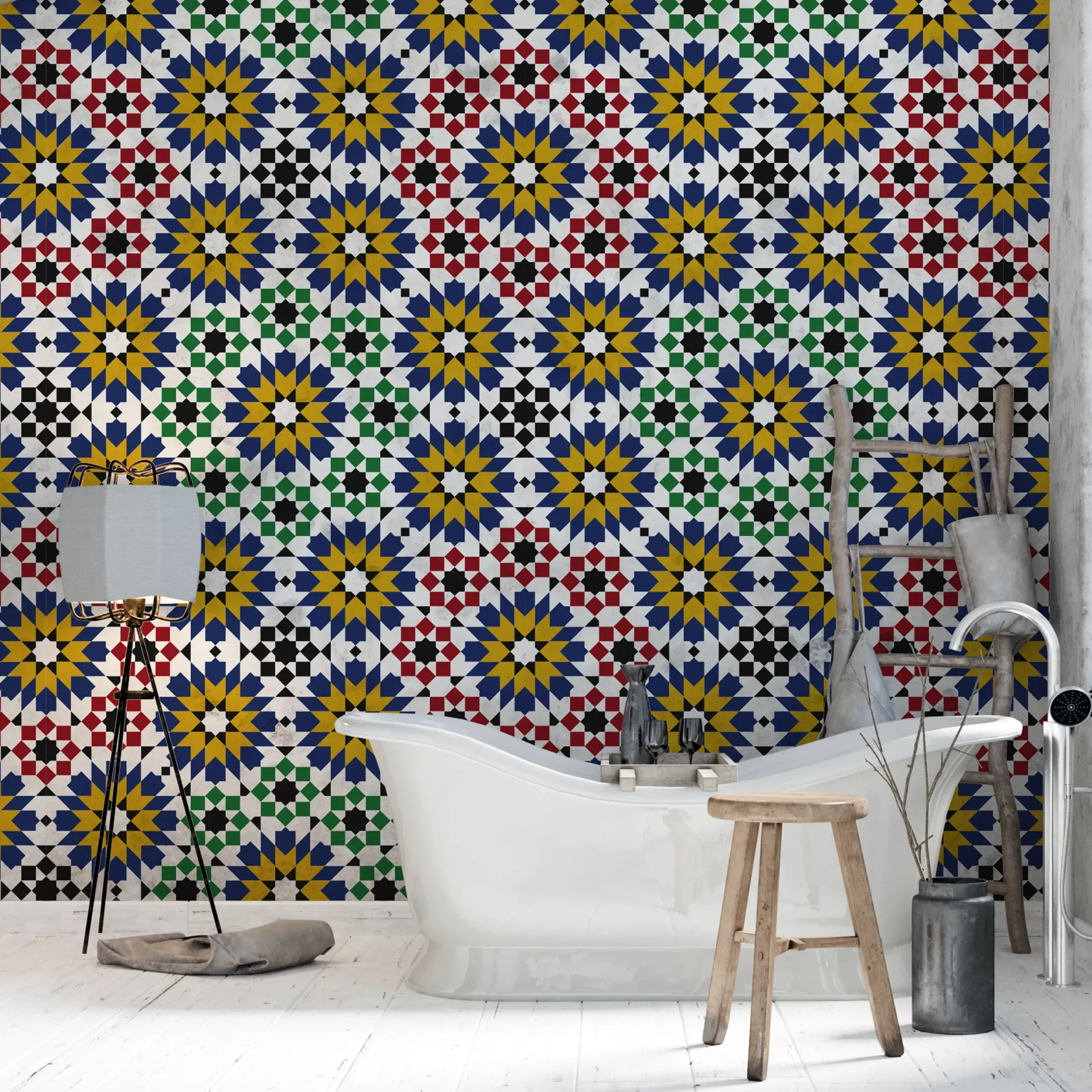 Papier Peint Mosaïque Marocaine