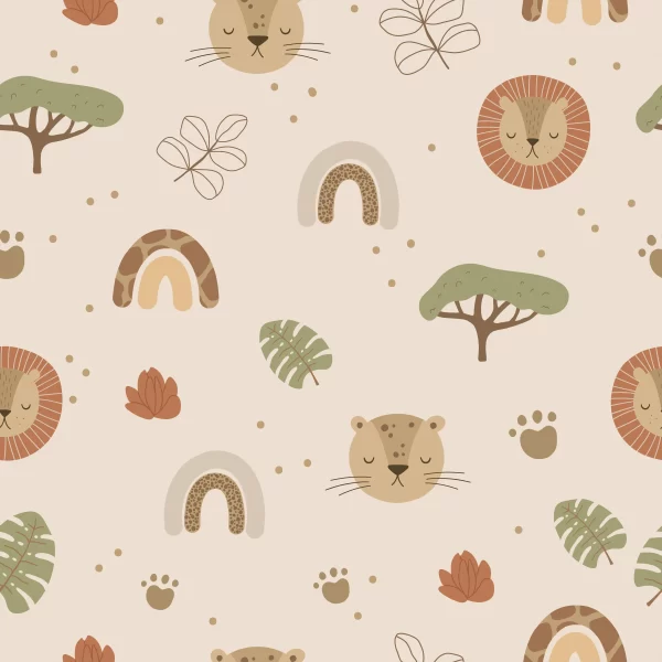 Papier Peint Motif Animaux 2