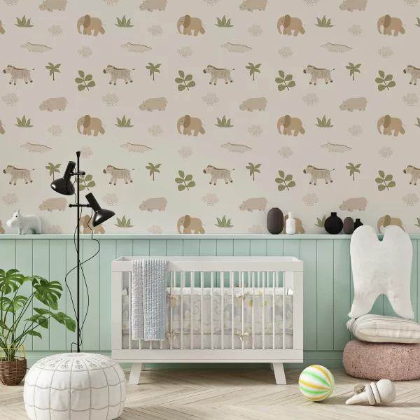 Papier Peint Motif Animaux 3