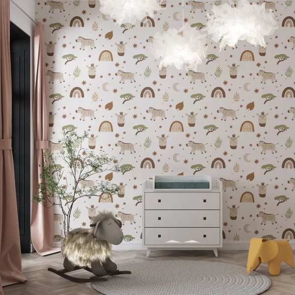 Papier Peint Motif Animaux 6