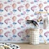 Papier Peint Motif Montgolfière Aquarelle