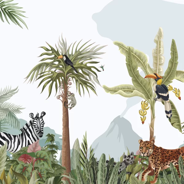 PP00113-WEB2 Papier Peint Jungle Enfants 3