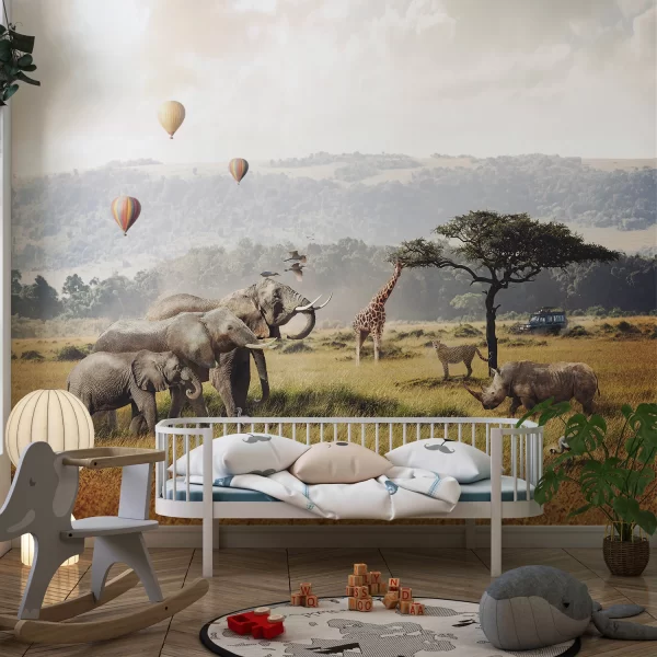 PP00114-WEB Papier Peint Jungle Enfants 4