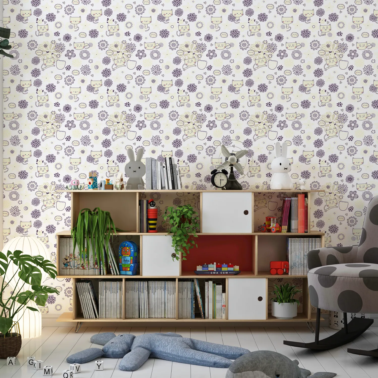 PP00135-WEB Papier Peint Cartoon 27