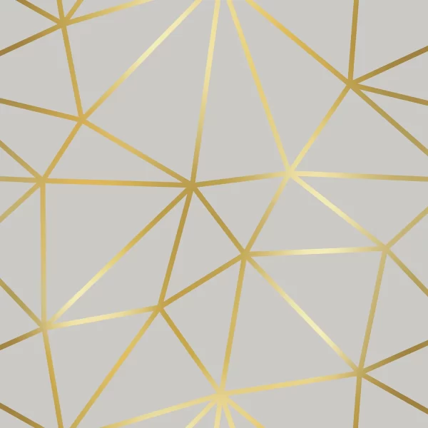 PP00136-WEB Papier Peint Motif Géométrique Doré