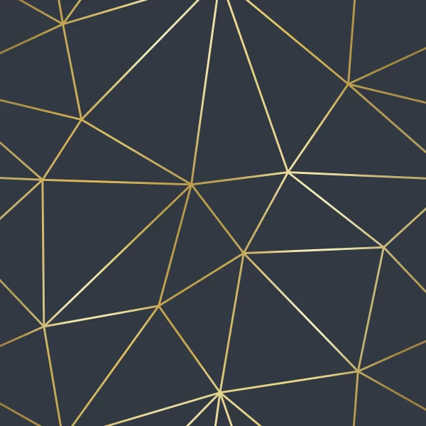 PP00144-WEB2 Papier Peint Motif Géométrique Doré 2