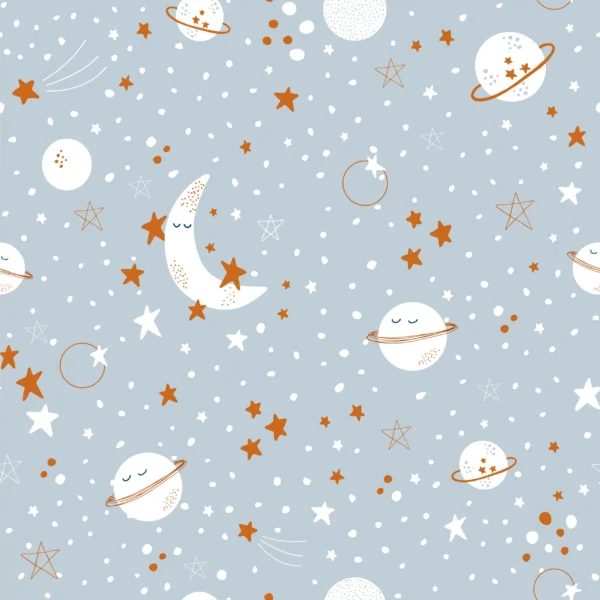 Papier Peint Motif Lune