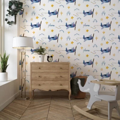 Papier Peint Motif Avion