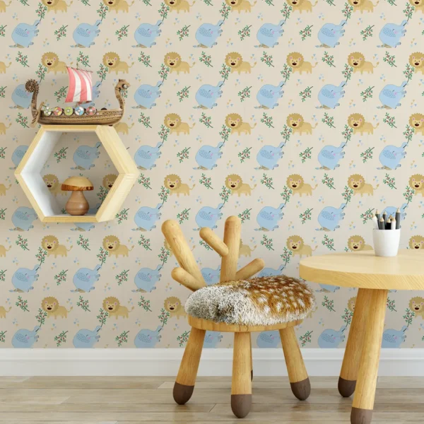 Papier Peint Motif Animaux 9