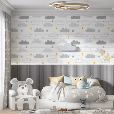 Papier Peint Motif Nuages