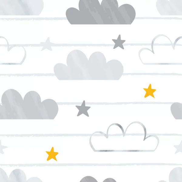 Papier Peint Motif Nuages