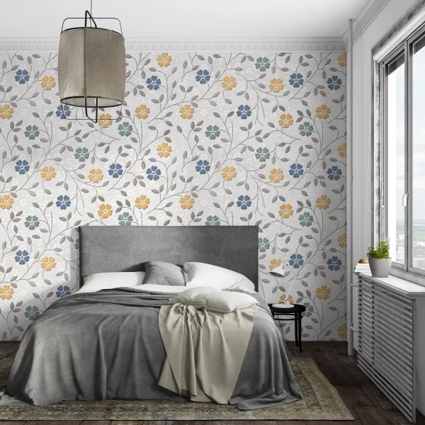 Papier Peint Motif Fleurs