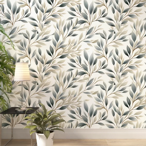 Papier Peint Motif Feuille Tropical 3