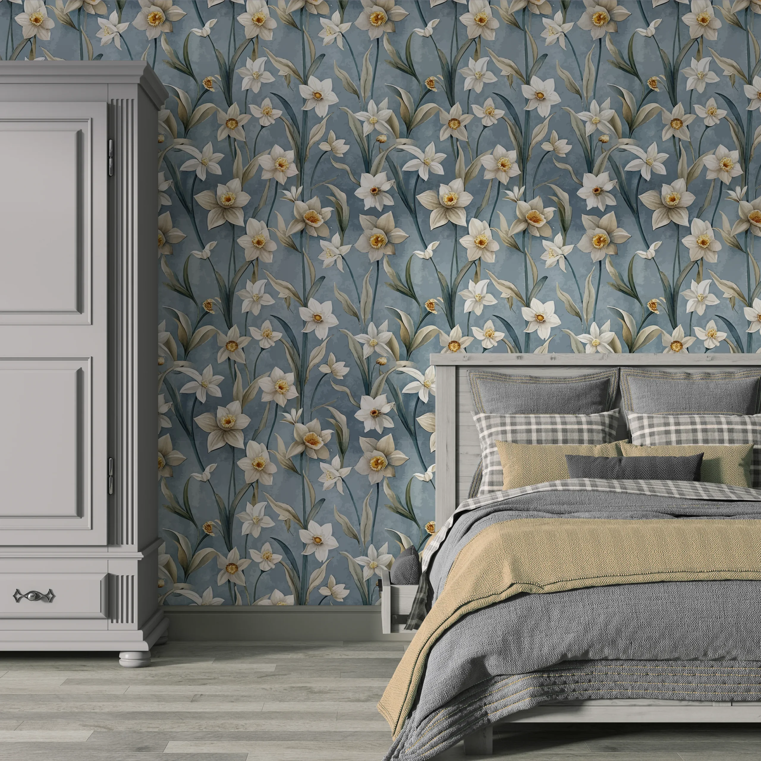 Papier Peint Panoramique Fleurs