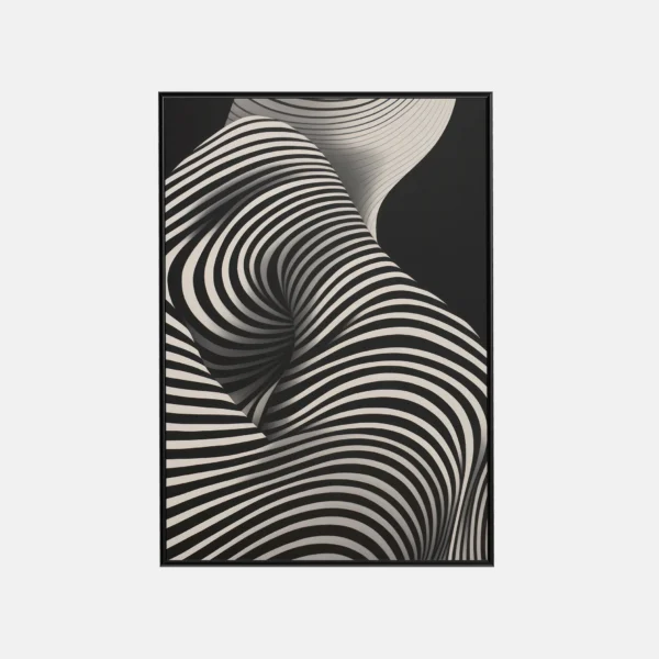 Abstrait Noir et Blanc